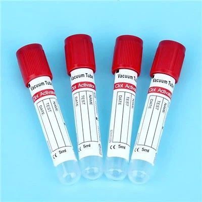 Clot Activator Red Top vaakum verevõtutoru
