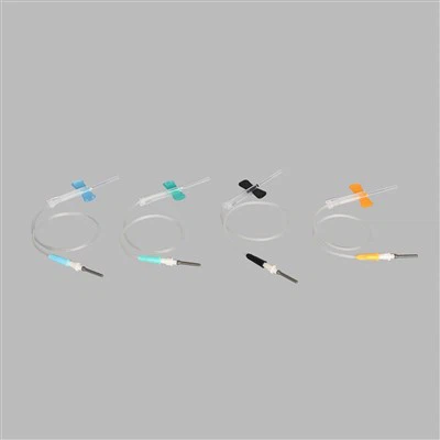 Turvaline kahe tiivaga verevõtu nõel 23G